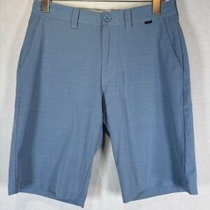 Travis Mathew Blue Golf Shorts Mens Size 30 Performance Stretch Athletic